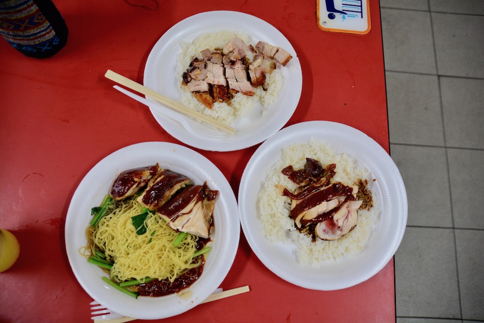 Hong Kong Chicken Rice and Noodle order