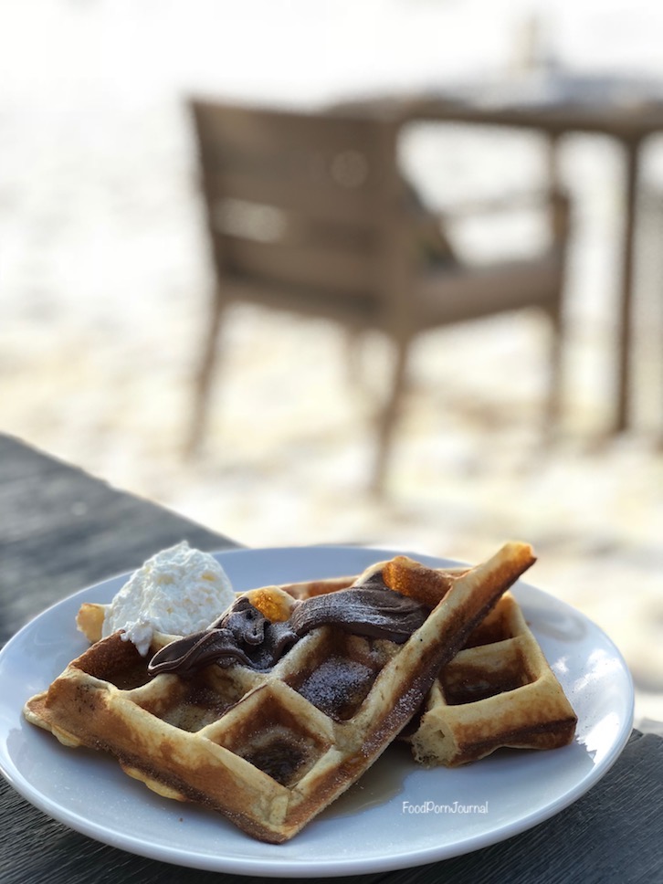 Kanusan Finolhu Maldives waffles