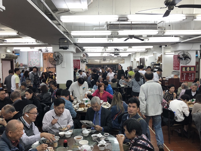 Lin Heung Teahouse Hong Kong inside