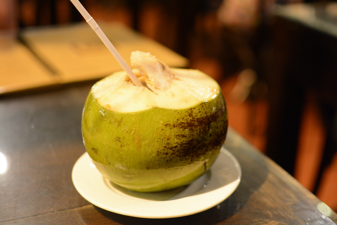 Ngon restaurant Ho Chi Minh City coconut