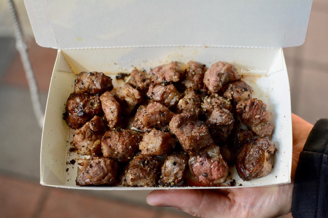 Ningxia Night Market Taipei beef cubes