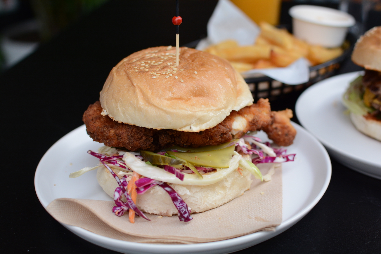 Selli's Canberra chicken burger