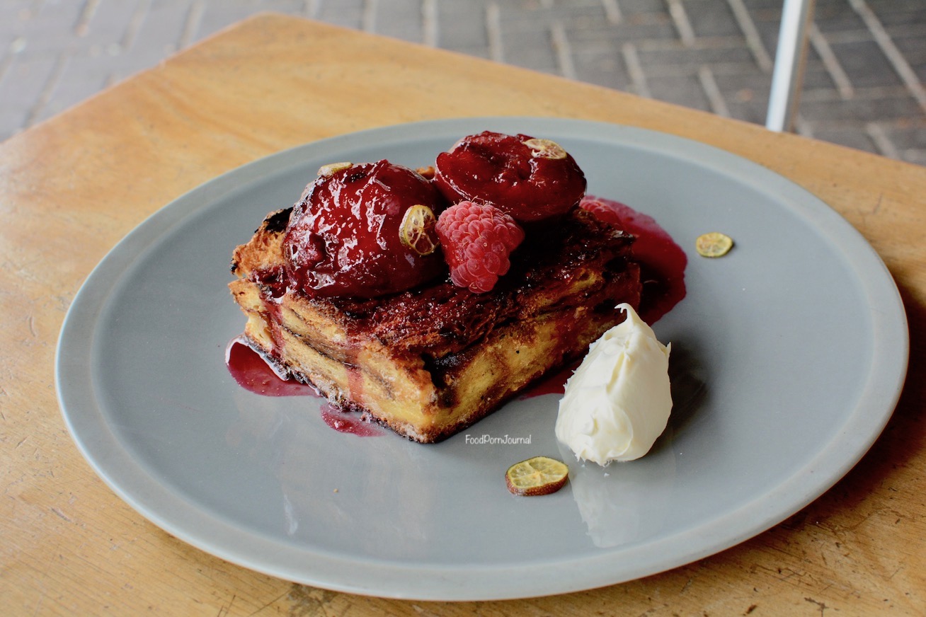 Silo Bakery Kingston french toast plum