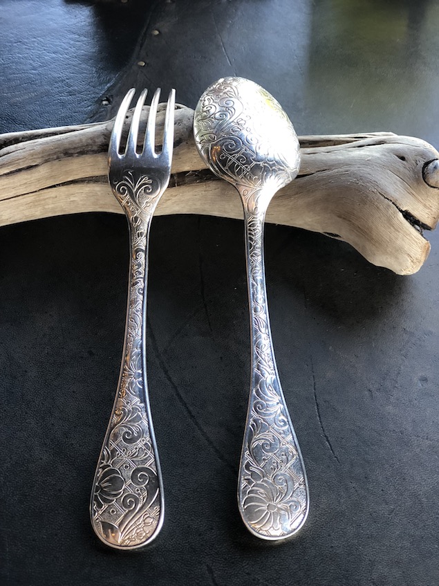 Vue de Monde Melbourne silver cutlery