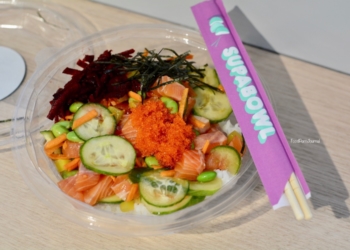 Supa Bowl salmon poke