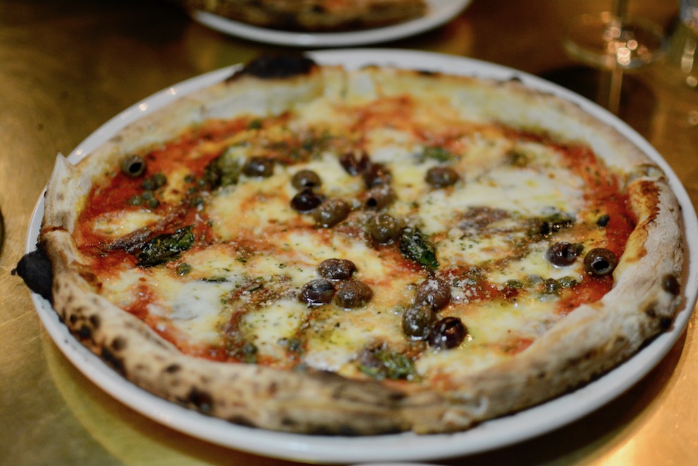 Bacaro Wine Bar Braddon puttanesca pizza