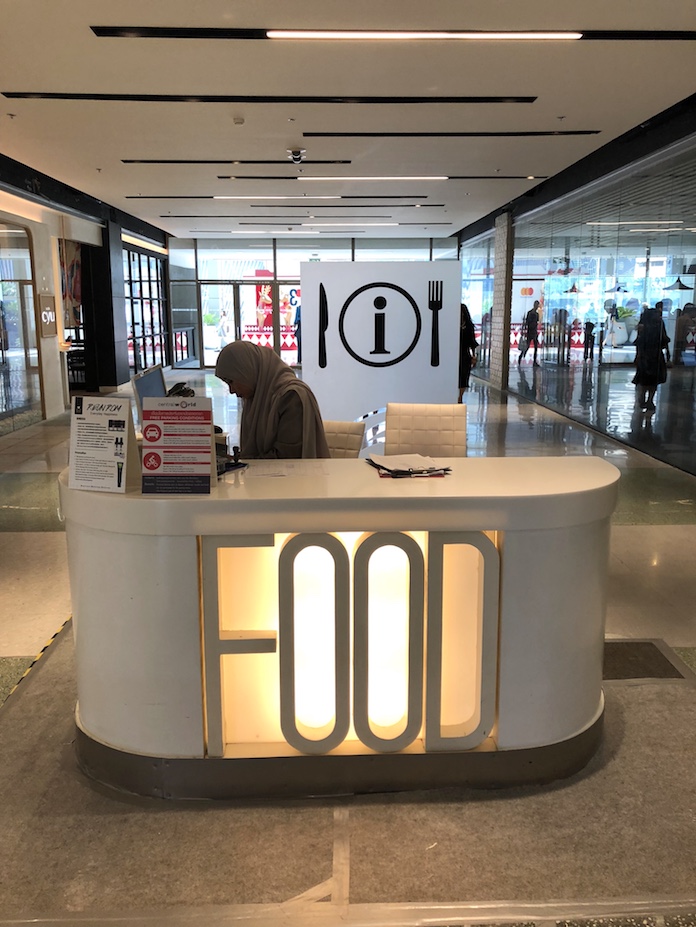 CentralWorld Bangkok information food desk