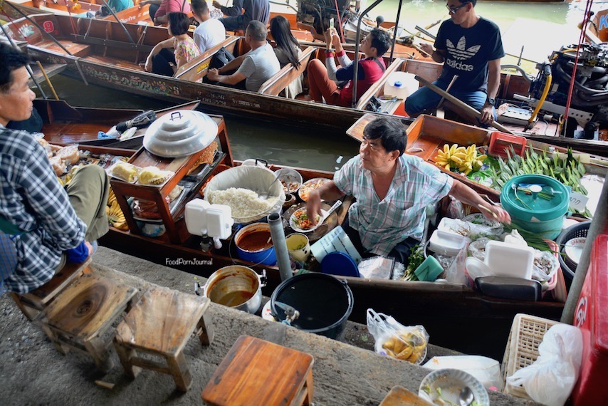 Damnoen Sadiak Floating Markets Bangkok rice lunch