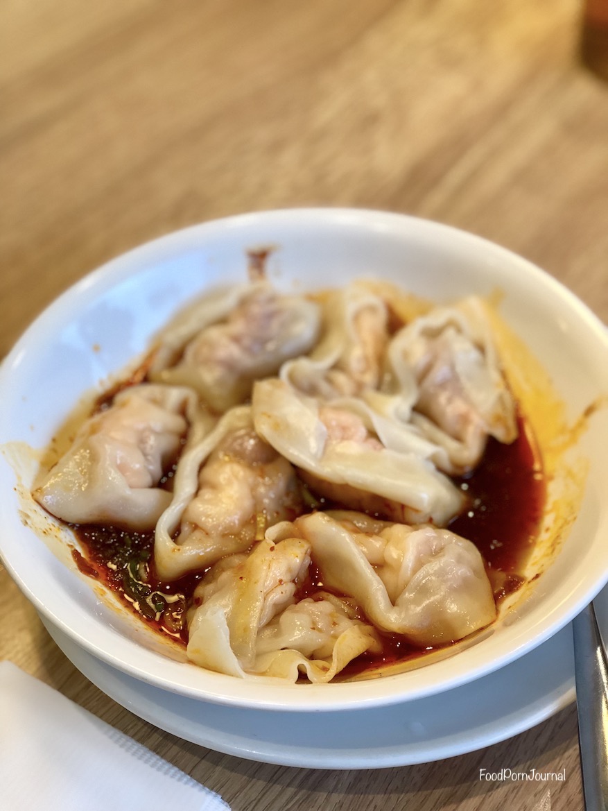 Din Tai Fung Taipei prawn dumplings chilli