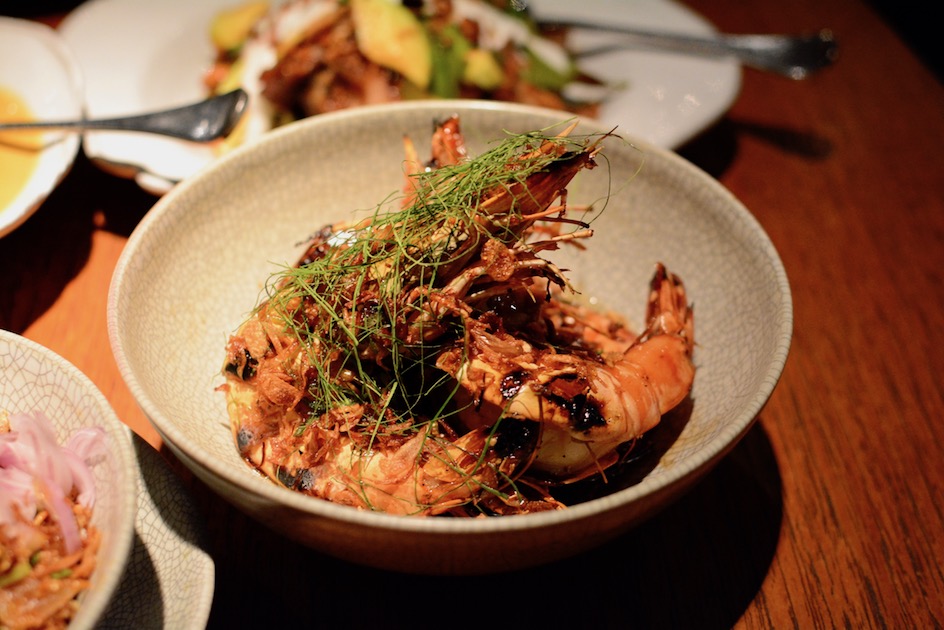 Nahm Restaurant Bangkok prawns