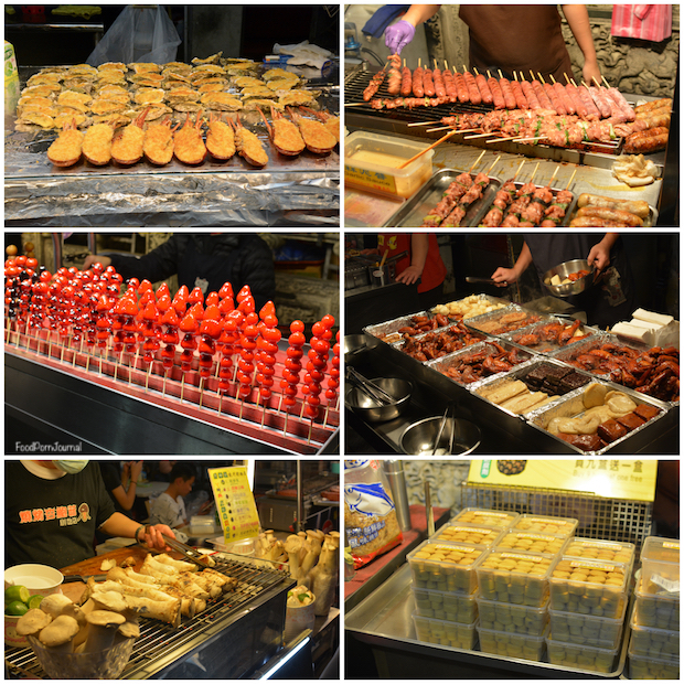 Shilin Night Market Taipei food stalls