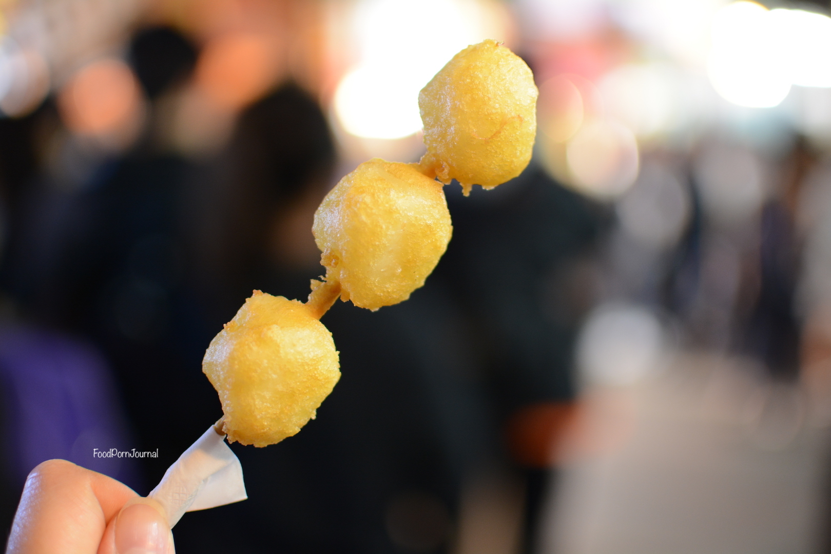 Shilin Night Markets taipei deep fried milk balls