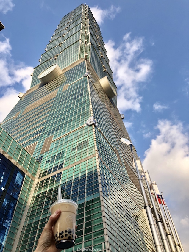 Taipei 101 bubble tea