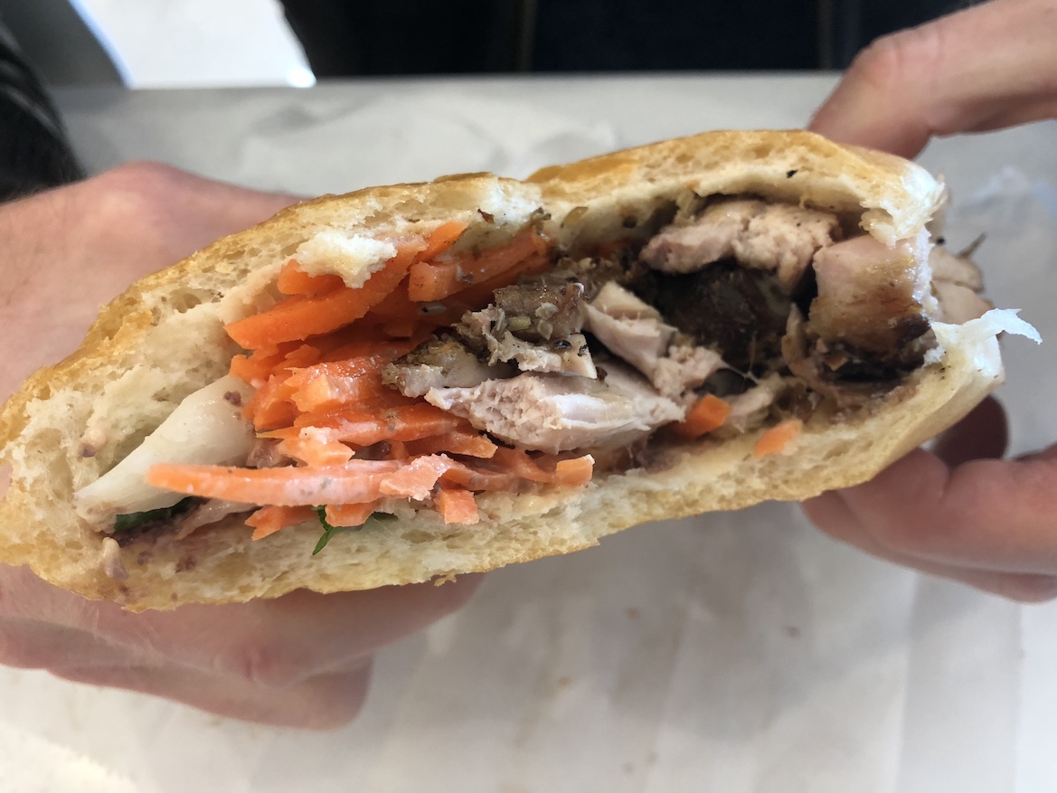 Ms Ba Co Majura lemongrass chicken banh mi