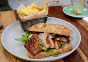 Secret Garden Manuka peking duck burger