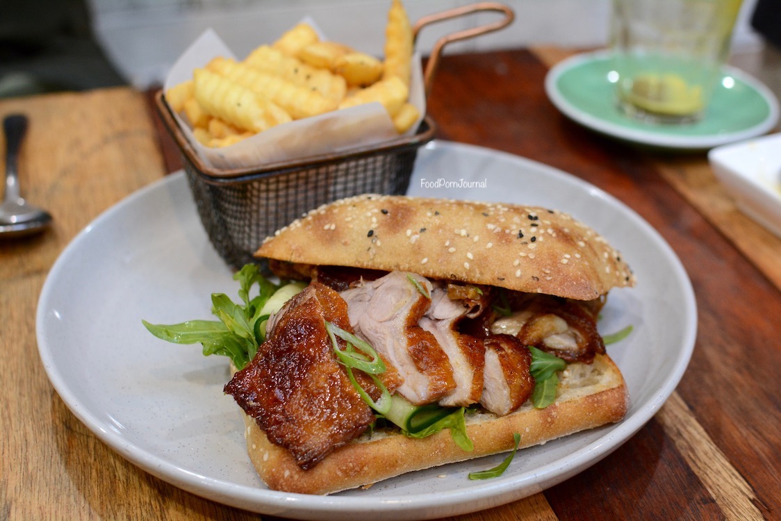 Secret Garden Manuka peking duck burger