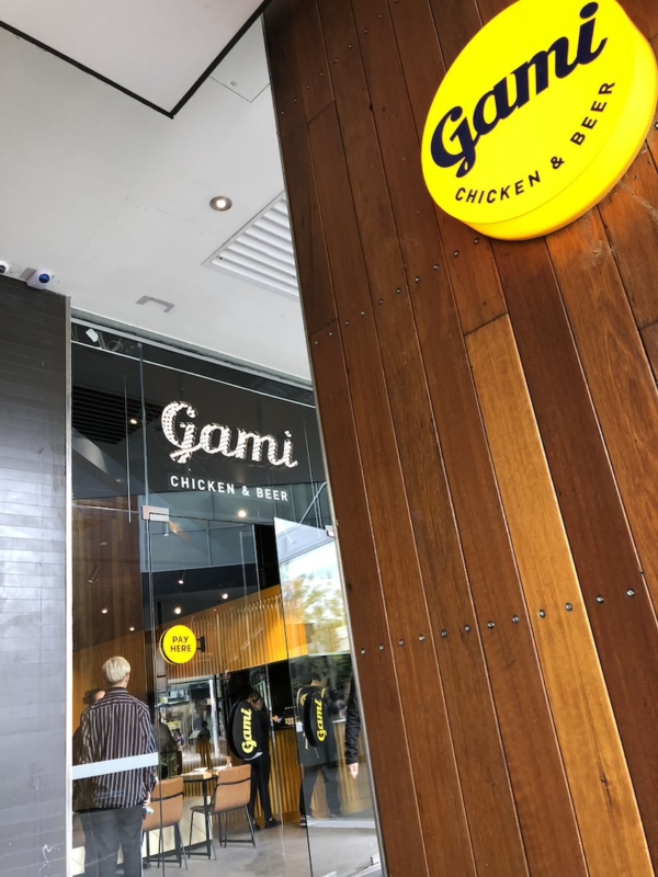 Gami chicken and beer Canberra