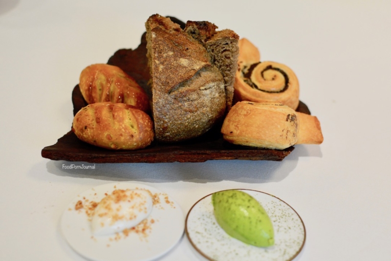 Odette Singapore bread and dip