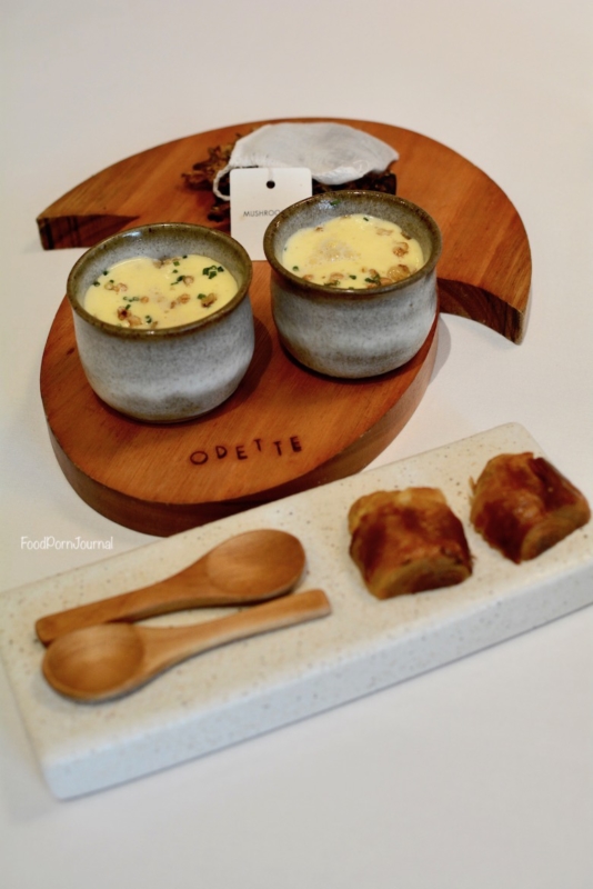 Odette Singapore mushroom soup