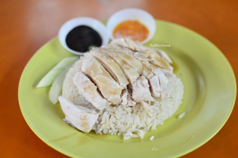 Tian Tian Hainanese Chicken Rice Singapore plate