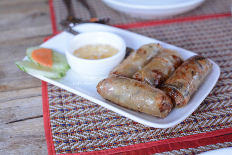 Lao Kitchen Vientiane Laos spring rolls