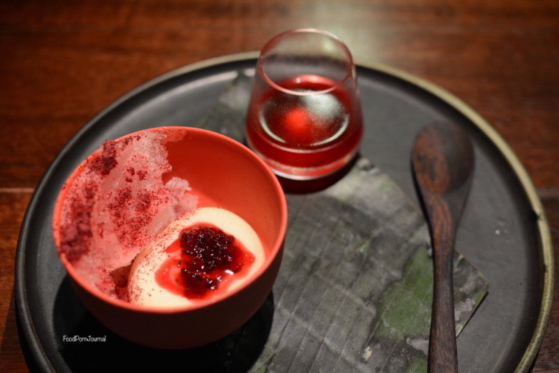 Momofuku Seiobo Sydney roselle dessert