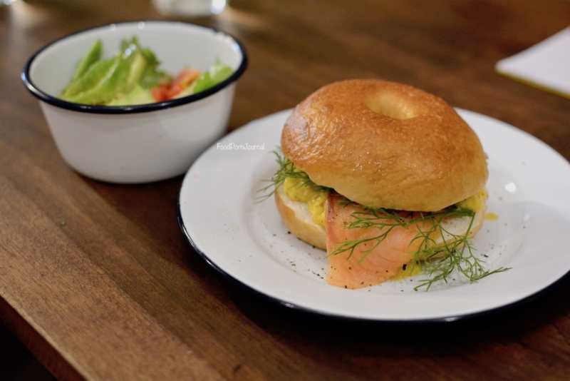 The Cabana Vientiane salmon bagel