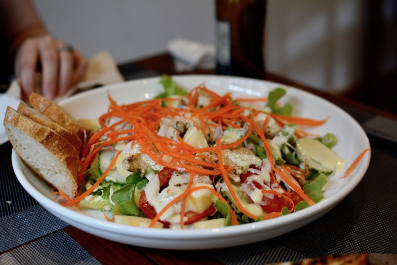 The Italian Job Vientiane chicken salad