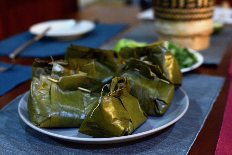 Vientiane Laos home cooked fish