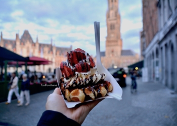 Bruges Belgium waffle