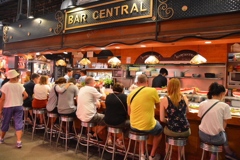 Bar Central La Boqueria Barcelona Spain