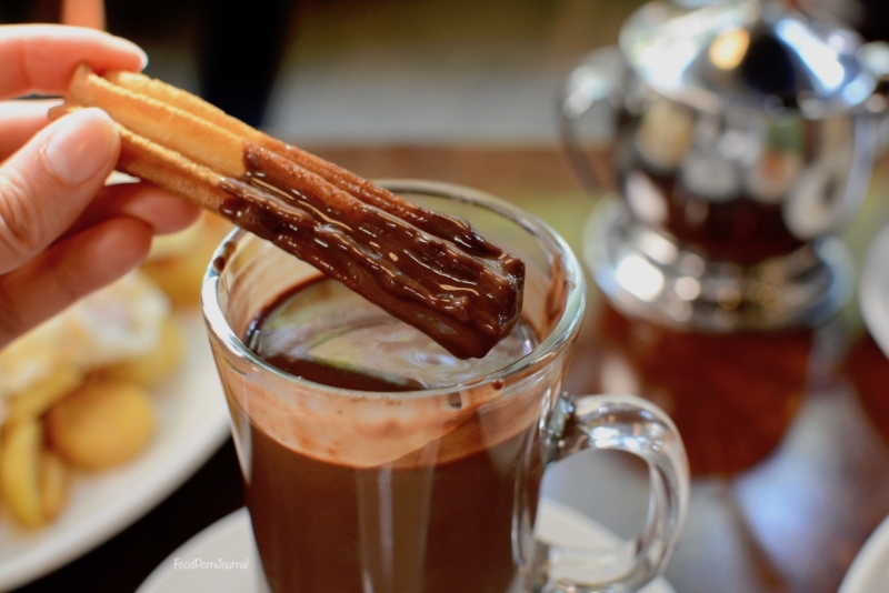 Bar El Velodromo Barcelona Spain churros