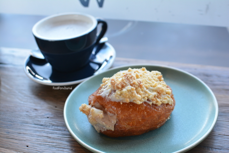 Wild Flour Fyshwick apple crumble doughnut