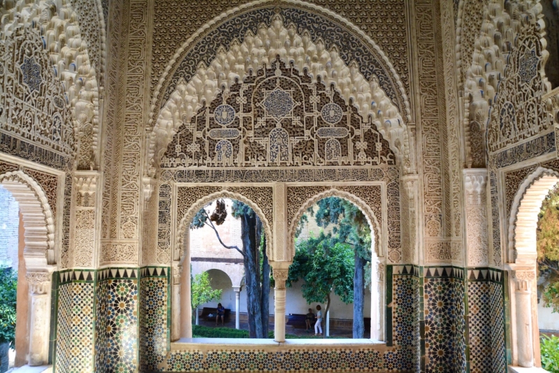 Granada Spain Alhambra inside