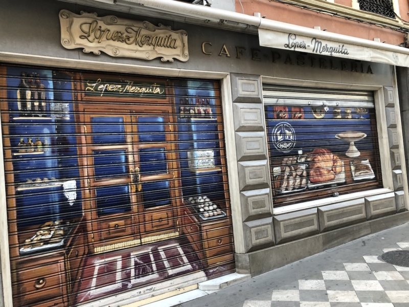 Pasteleria Lopez Mezquita cafe Granada Spain