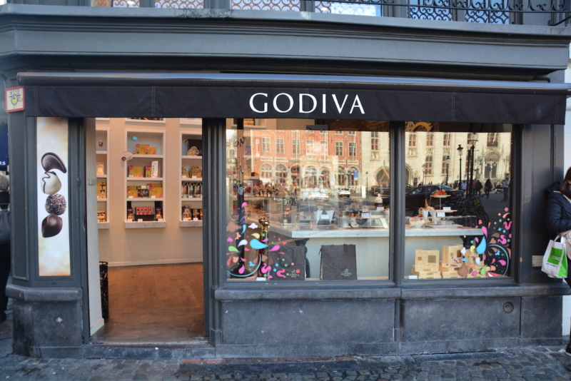 Godiva chocolate Bruges