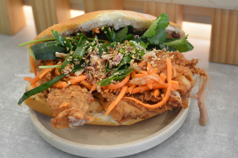 Miss Van's Baby Su fried chicken banh mi