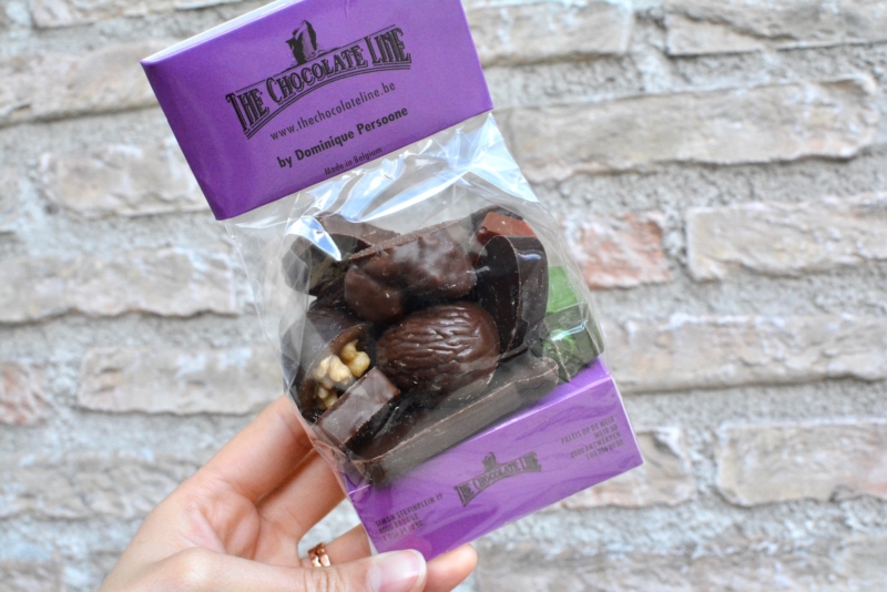 The Chocolate Line Bruges nut chocolates