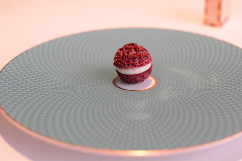 The Fat Duck Bray UK aerated beetroot