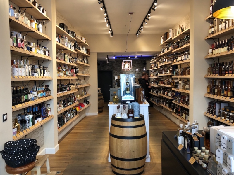 The Gin & Whiskey Shop Bruges inside