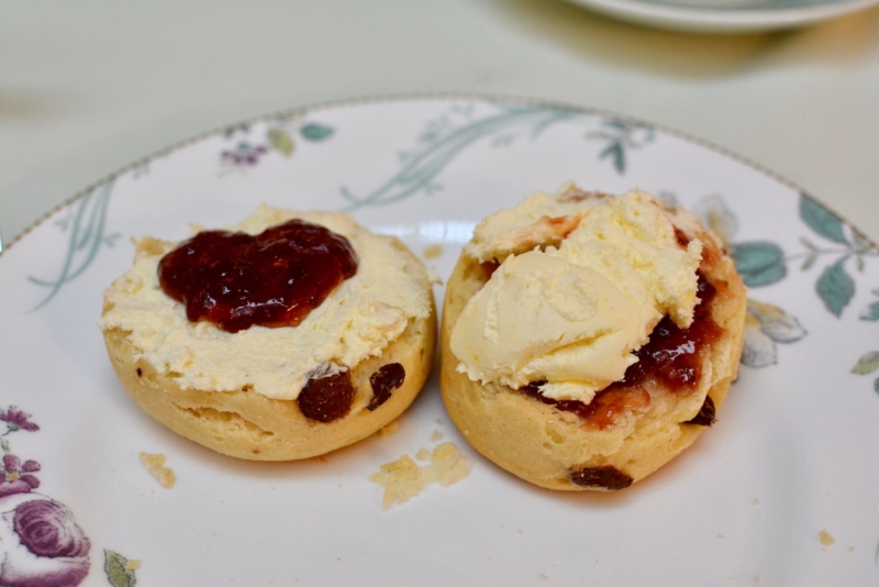 The Savoy London scones jam cream