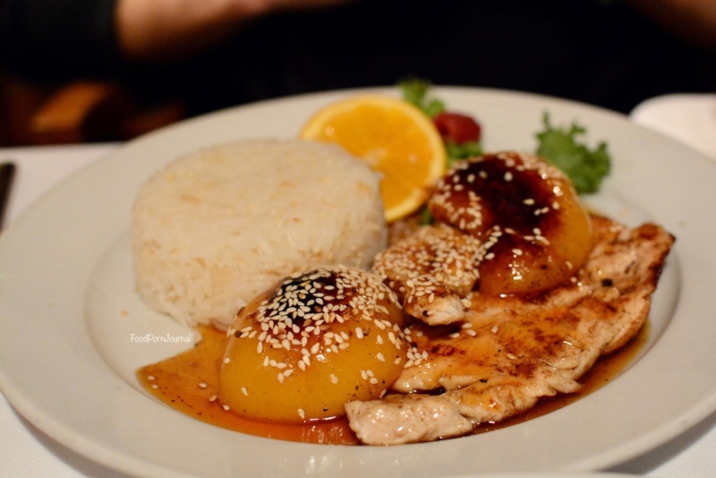 Cafe Kor Budapest chicken peach