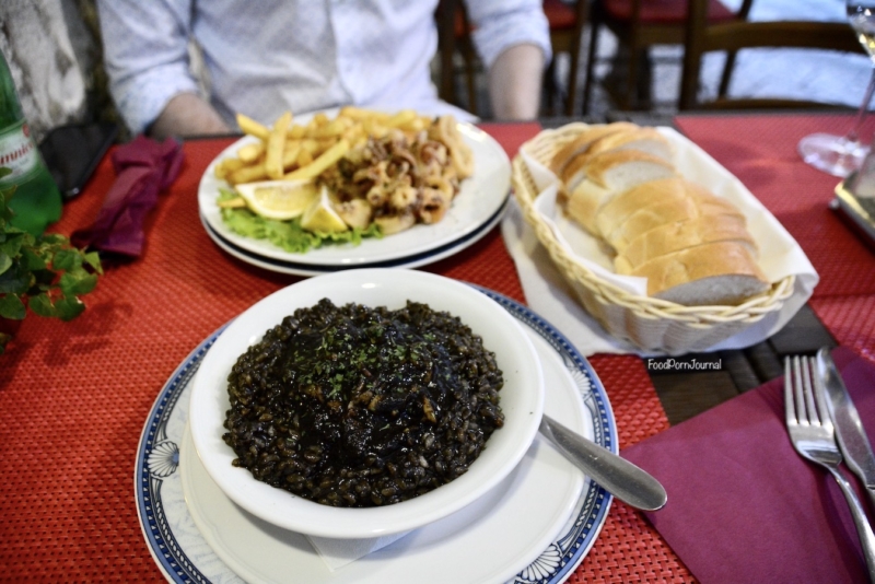 Konoba Lanterna Dubrovnik black risotto