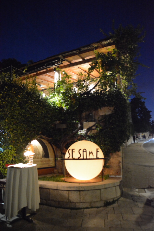 Restaurant Sesame Dubrovnik sign