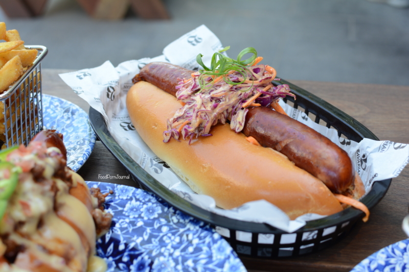 The Bavarian Woden kimchi dog