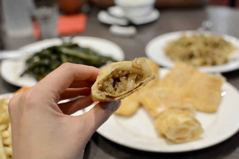 Dumpling Inn Macquarie pork pocket