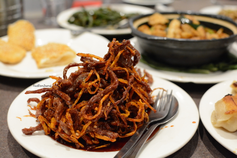 Dumpling Inn Macquarie pork pocket dry chilli beef