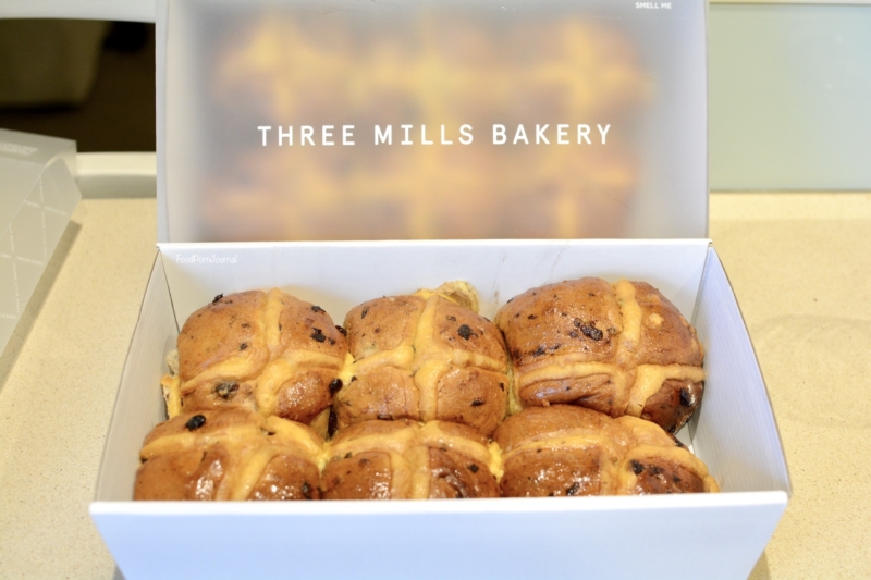 Three Mills Bakery hot cross buns