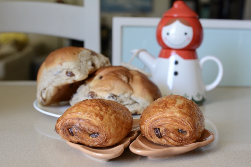 Three Mills Bakery bake at home chocolate croissant