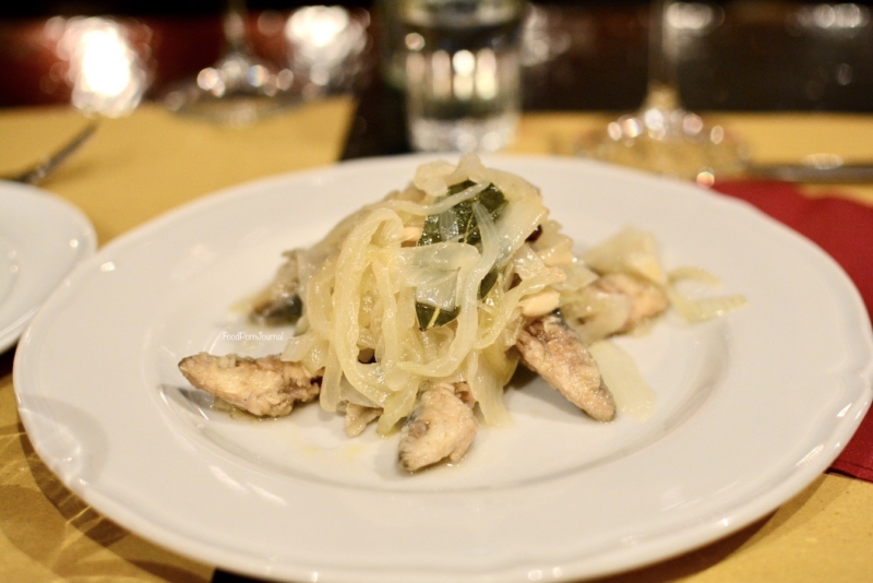 Trattoria da Nane Della Giulia Padua sardines